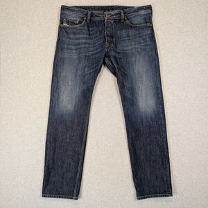 Diesel Safado Jeans Men's 38X32 (Actual 40X34) Slim Straight Button Fly Denim